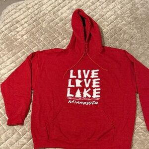 Gildan Red Heavy Blend Hoodie